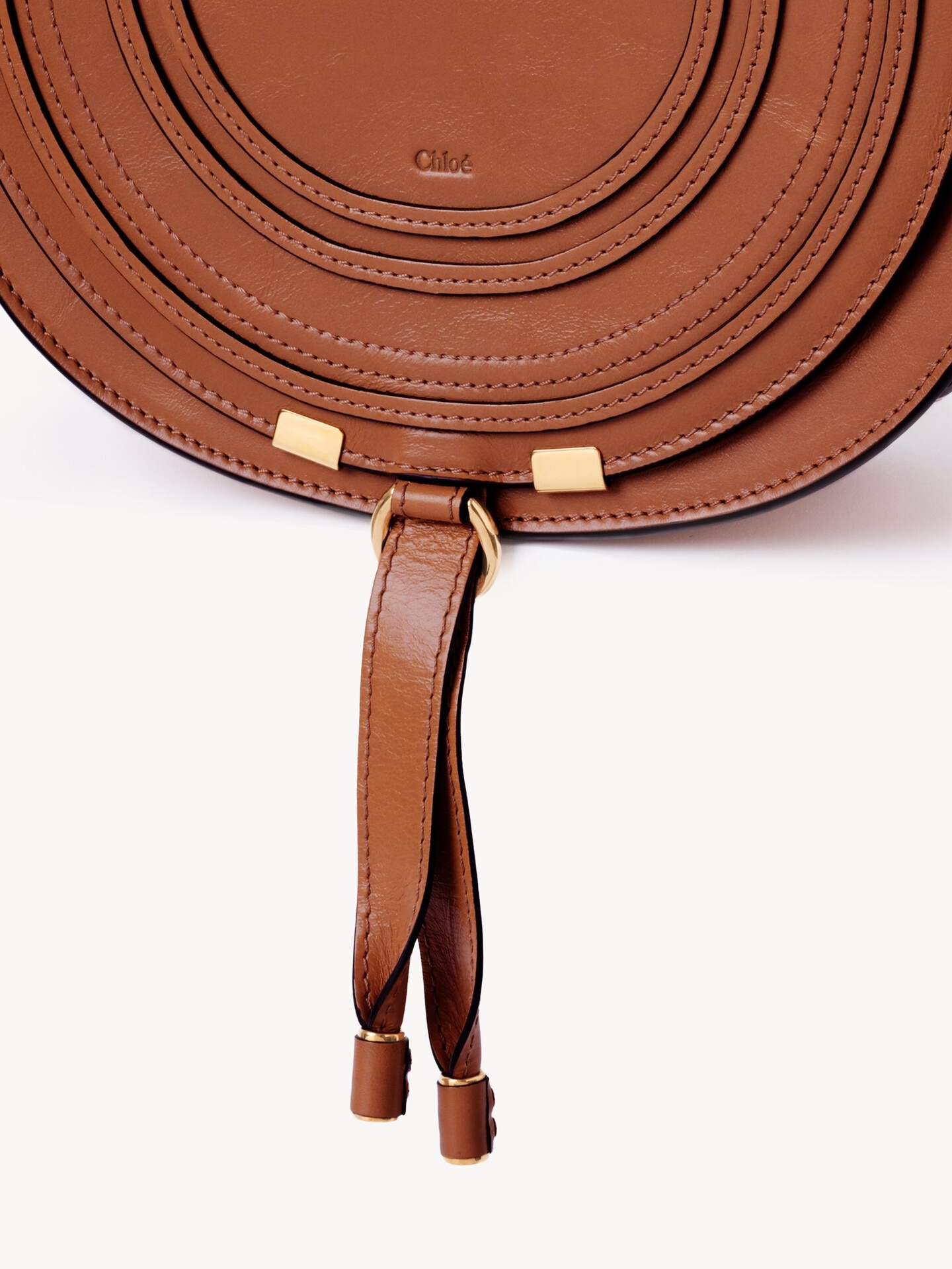 Marcie saddle bag in shiny leather - 6