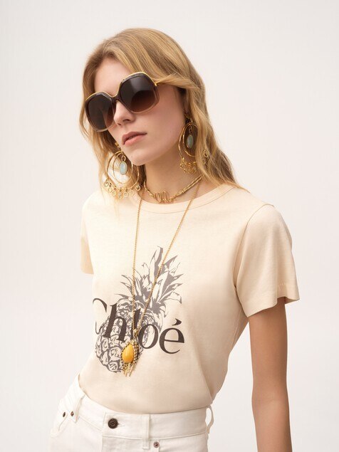 Baby fit logo T-shirt in cotton jersey