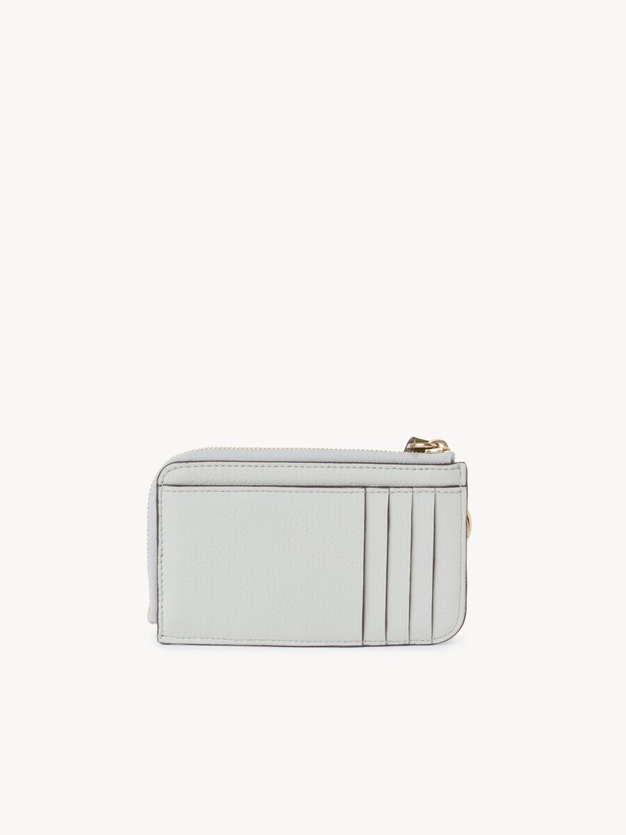 Alphabet wallet in grained leather - 4