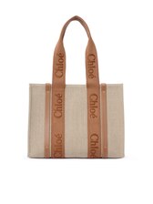 リネン製Woodyトートバッグ グレー - Chloé
