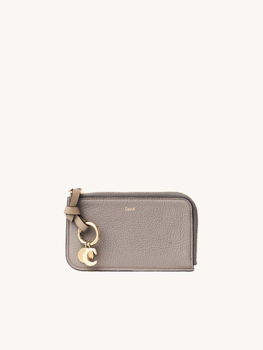Alphabet wallet in grained leather - 2