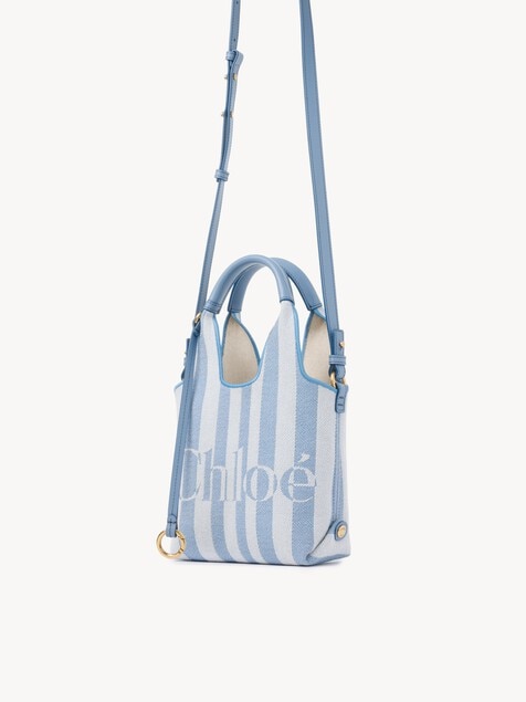 Mini Chlo&eacute; Stripy tote bag in jacquard