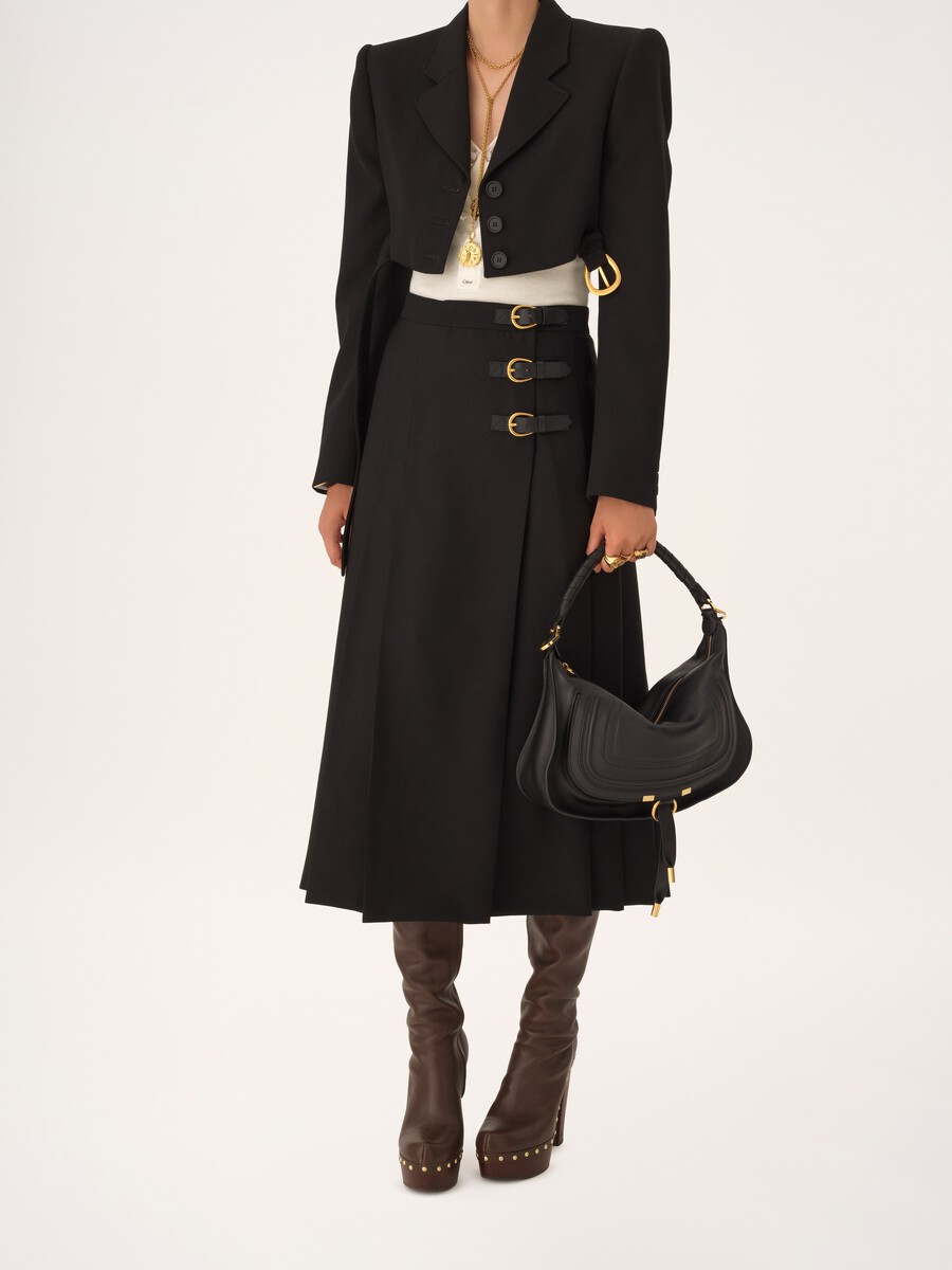 Small Marcie shoulder bag in soft leather - 9