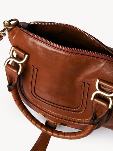 Small Marcie bag in shiny leather - 5