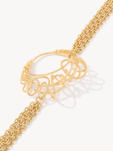 The Chlo&eacute; Tulip scarf necklace