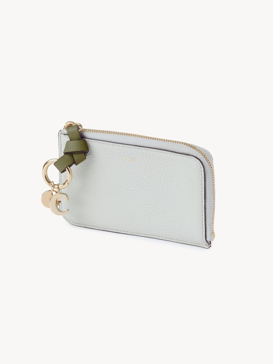 Alphabet wallet in grained leather - 2