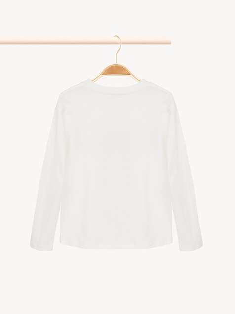 Kids' long-sleeve logo top