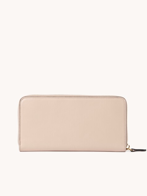 Chlo&eacute; Iconic zipped long wallet in shiny leather