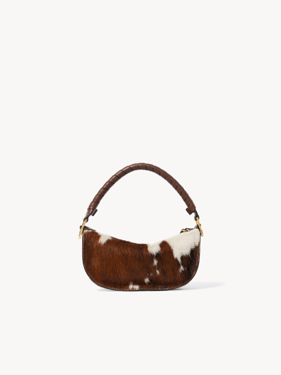 Mini Marcie shoulder bag in hair-on leather - 6