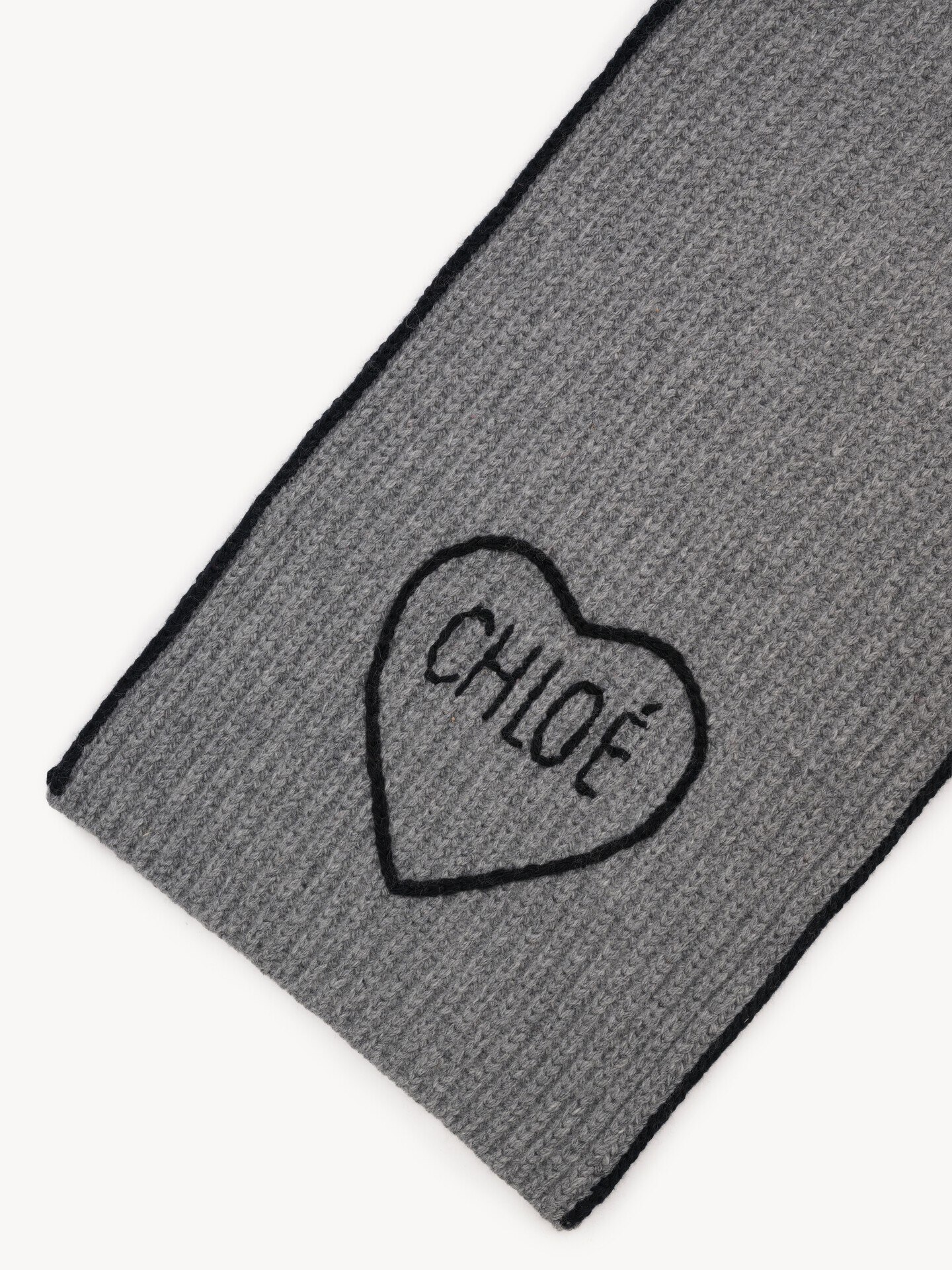 The Chlo&eacute; Encoeur scarf in wool & cashmere - 4
