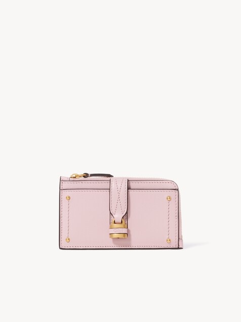 Small Paddington purse with card slots in grained leather