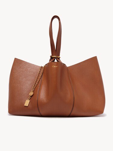Chlo&eacute; Spin east-west tote bag in grained leather - 2