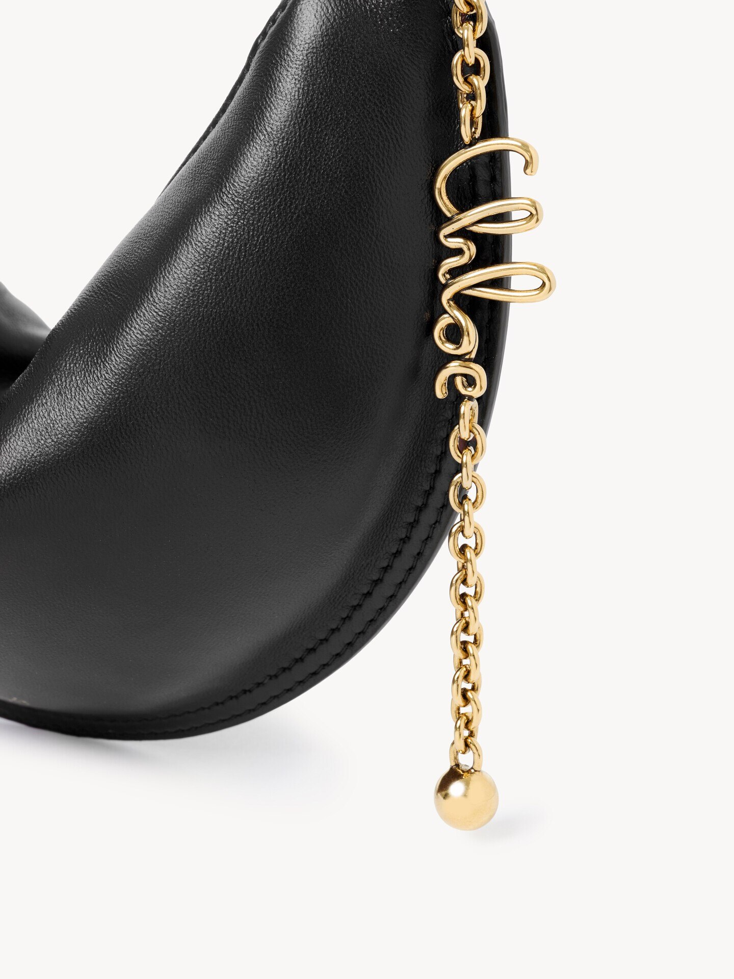 Mini sac port&eacute; &eacute;paule Chlo&eacute; Icons en cuir lisse - 7