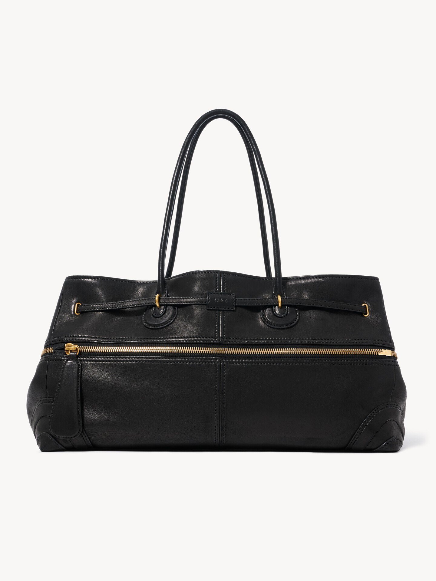 Large Paddington Sling east-west bag in soft leather - 5.0