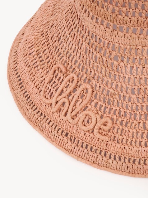 The Chlo&eacute; Raffia capeline hat