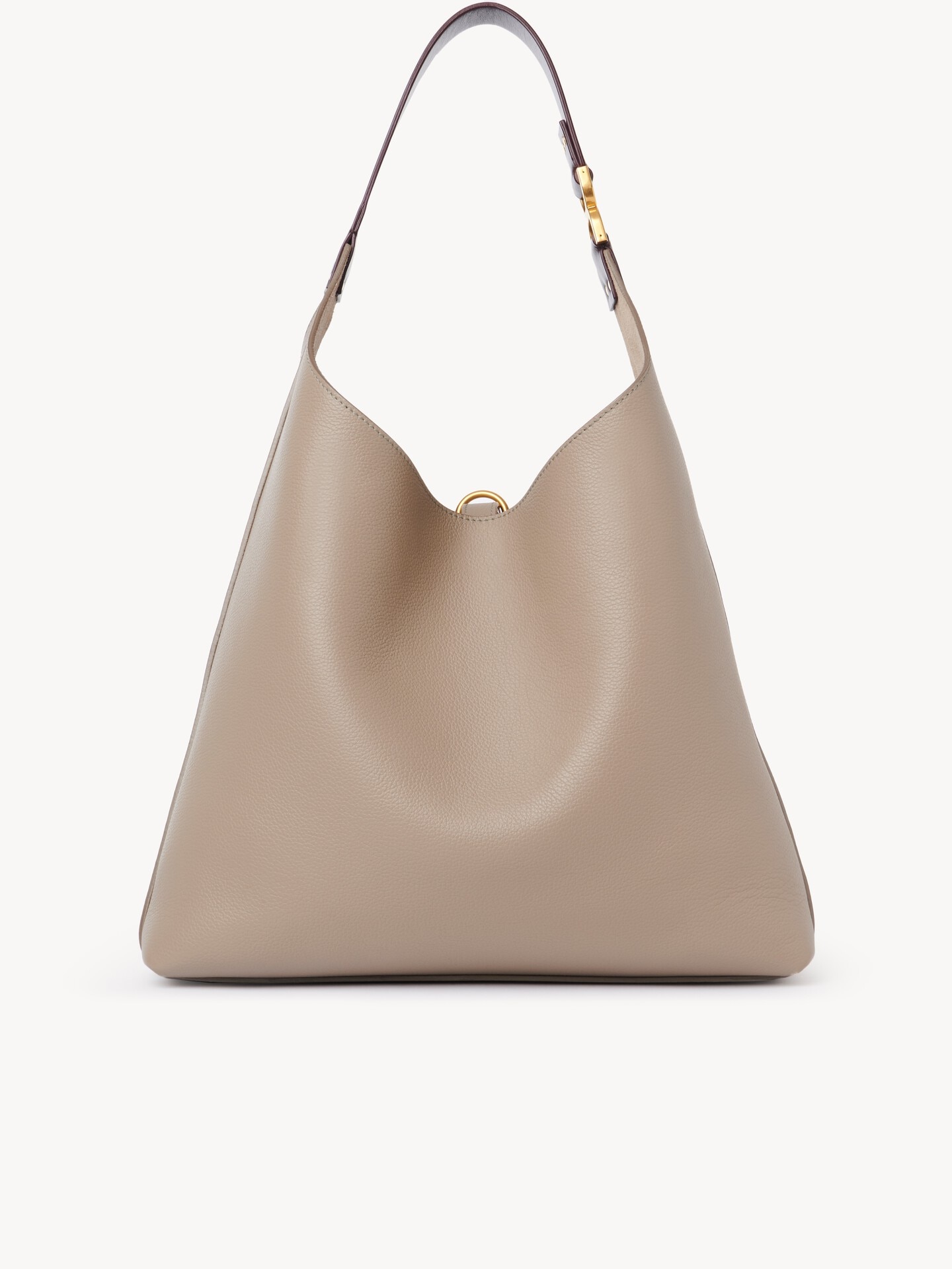 Marcie hobo bag in grained leather - 6