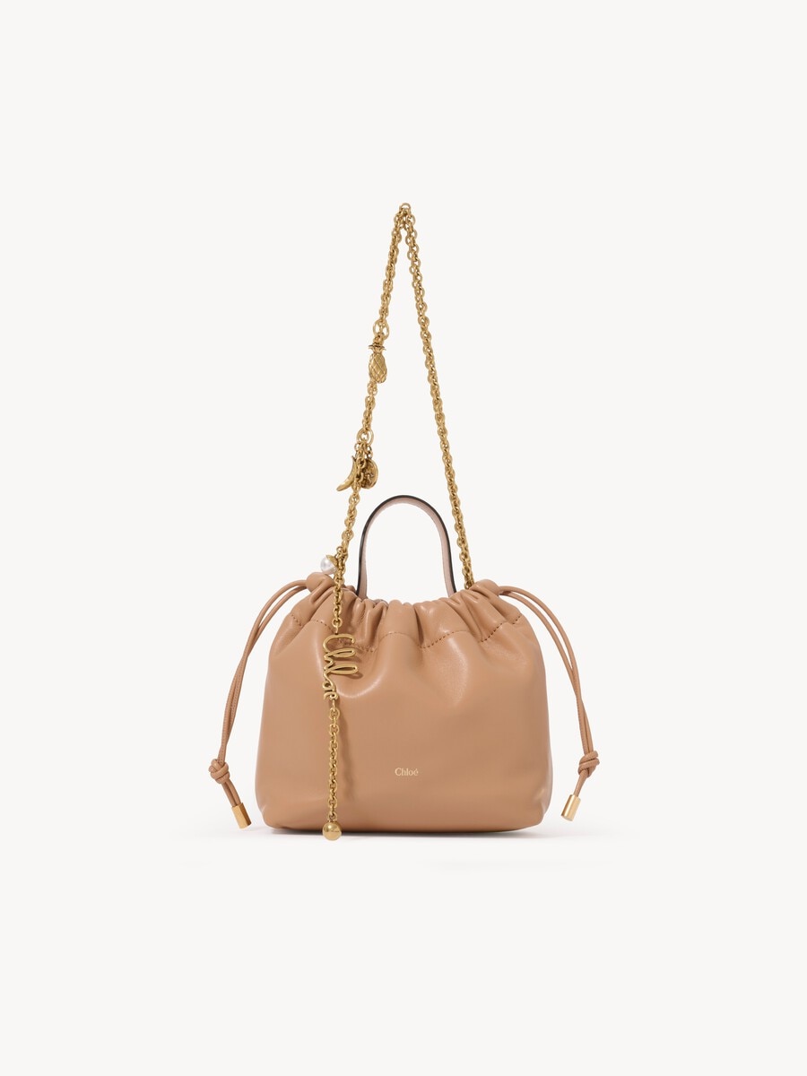 Mini Chlo&eacute; Icons shoulder bag with chain in soft leather - 2