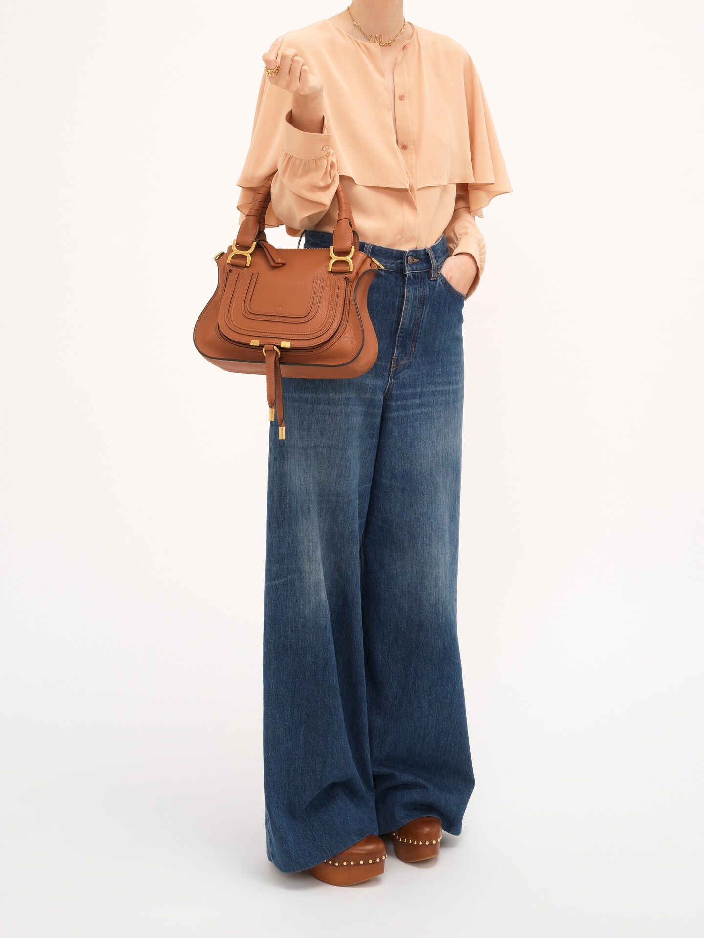 Petit sac Marcie en cuir grain&eacute; - 10