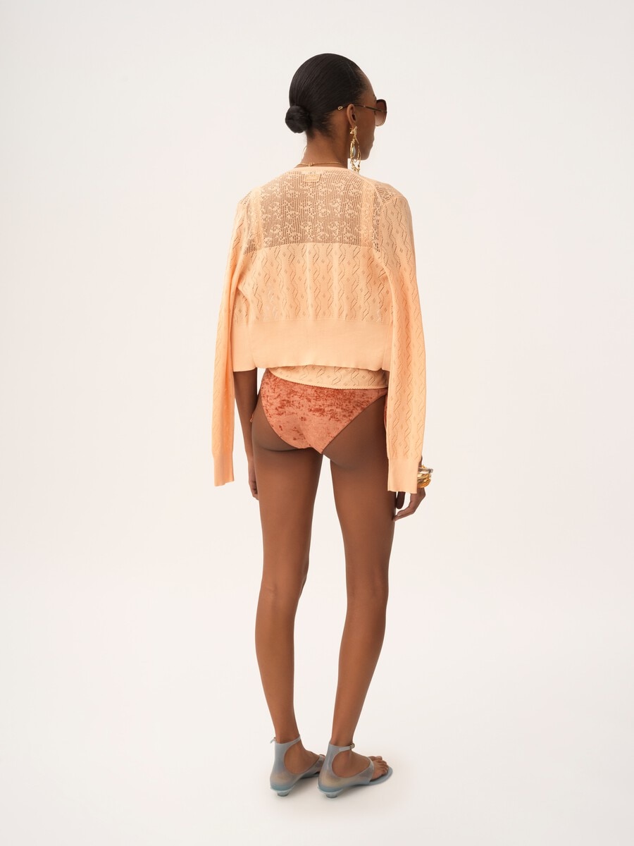 Twin set in cotton knit - 5