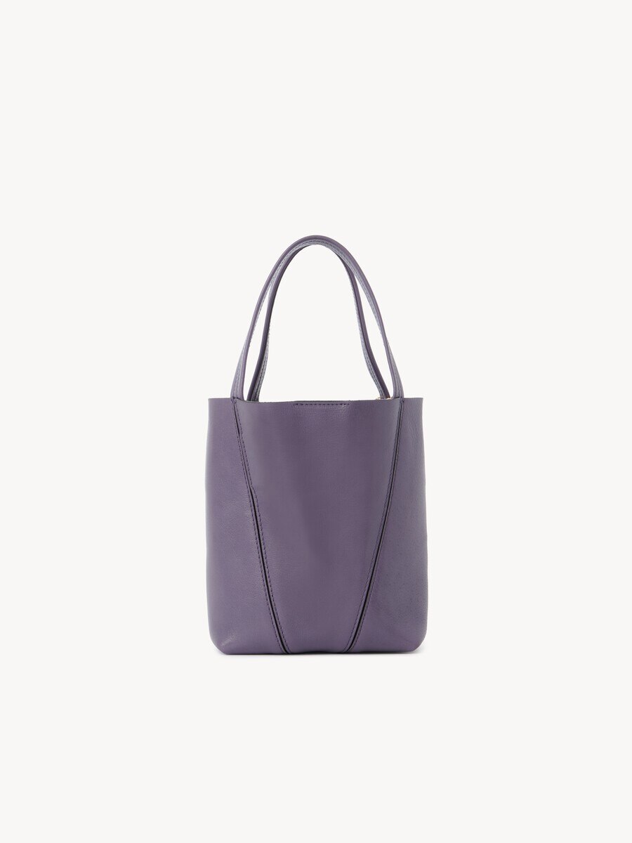 Kleine Chlo&eacute; Spin Tote Bag aus genarbtem Leder - 4