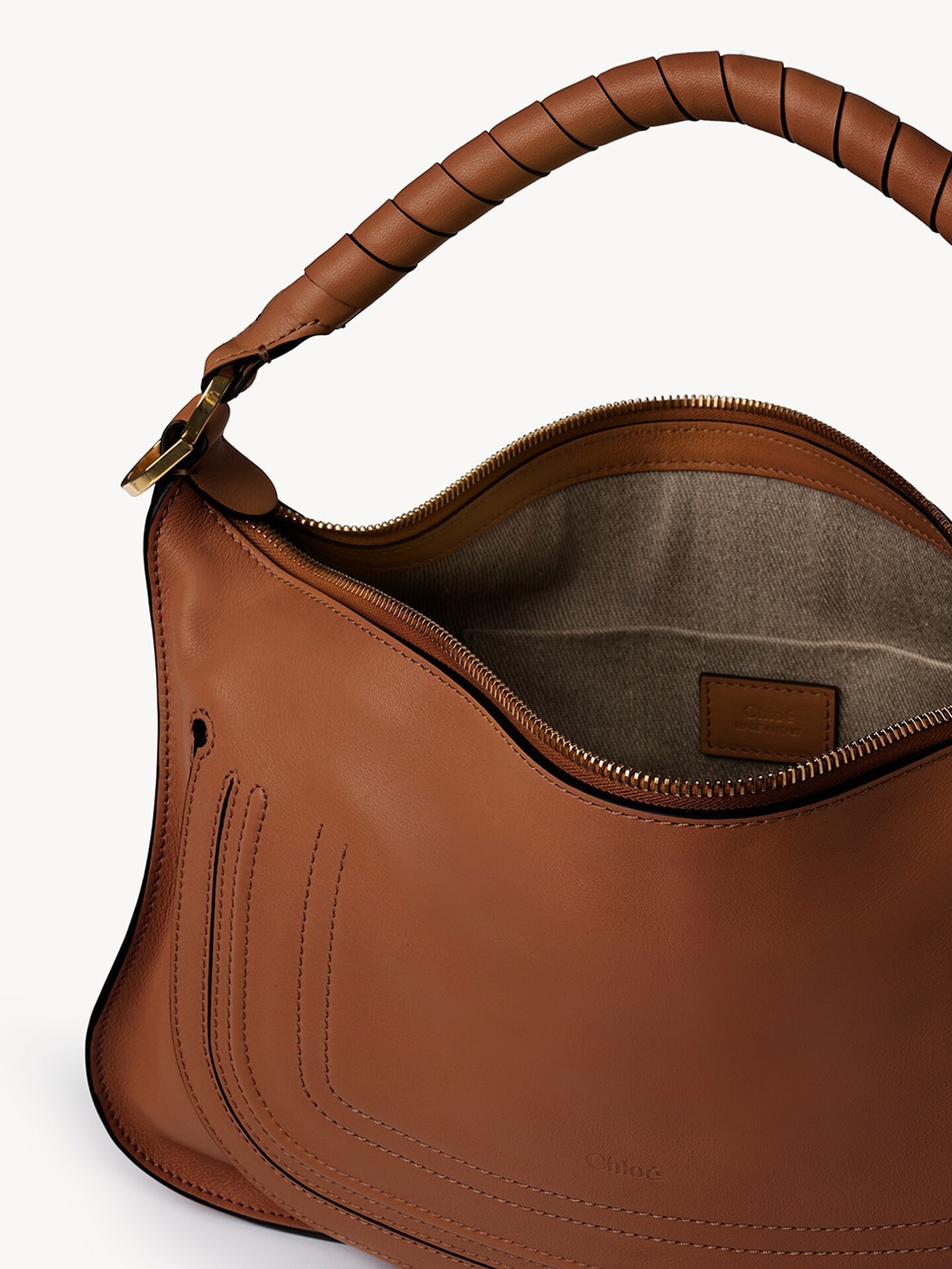 Bolso de hombro Marcie peque&ntilde;o de cuero suave - 8