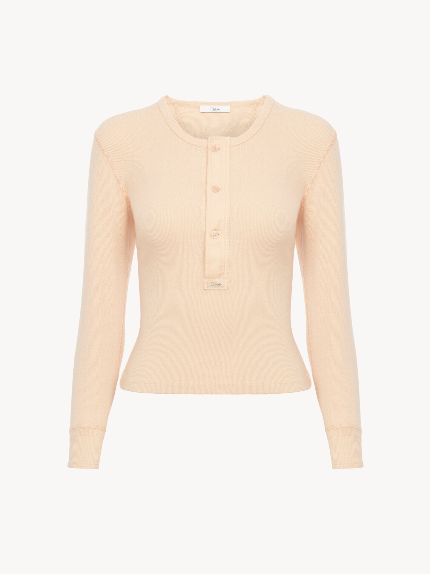Henley shirt in cotton jersey - 2.0