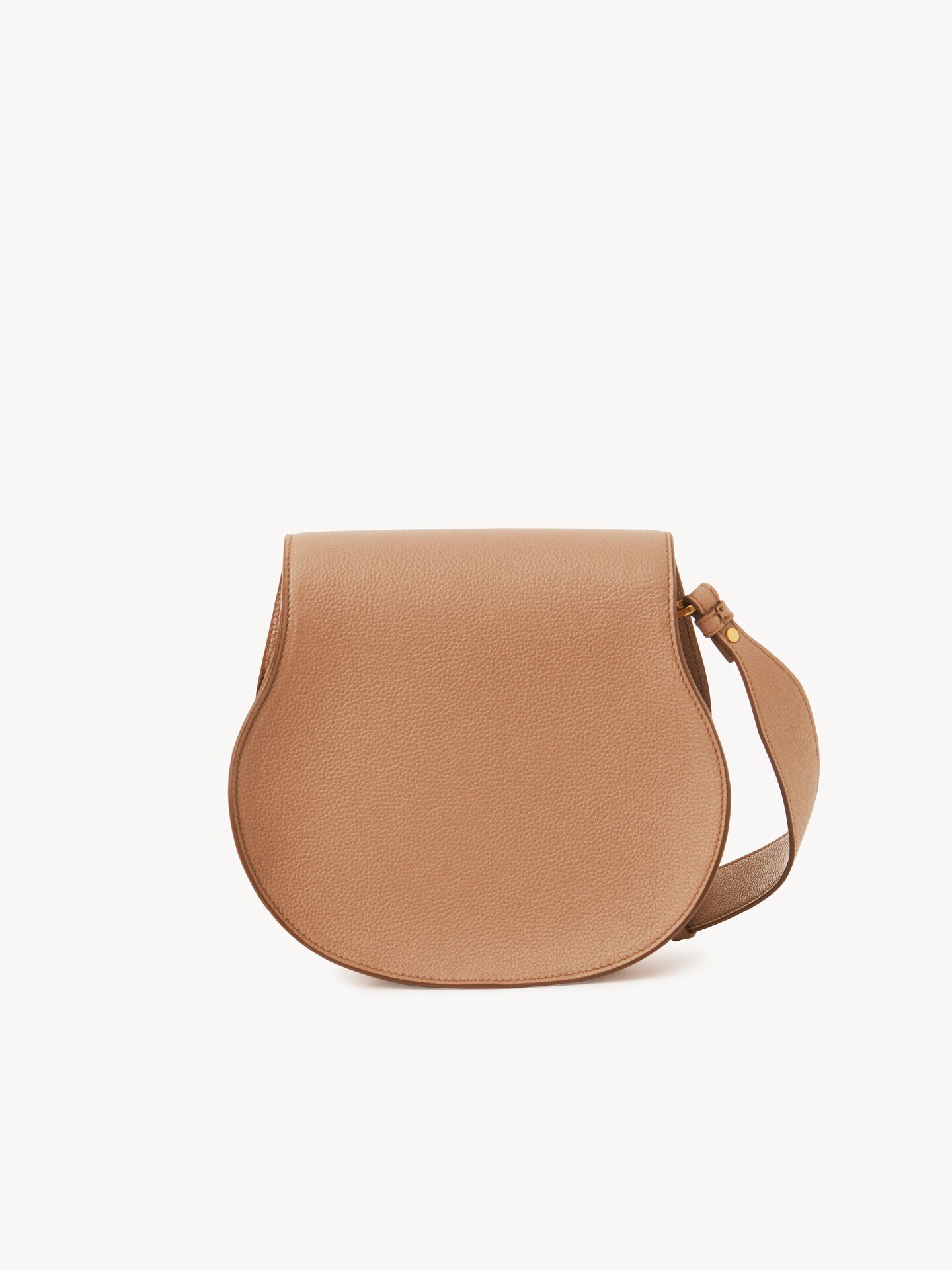 Marcie saddle bag in grained leather - 4.0