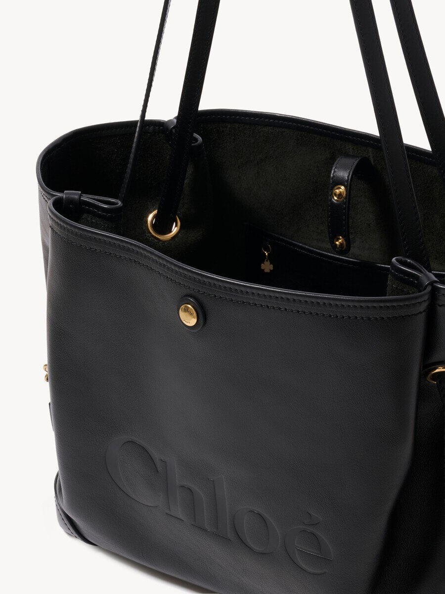 Chlo&eacute; Clover double carry bag in soft leather - 5