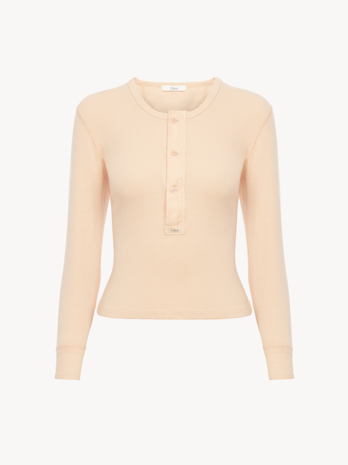 Henley shirt in cotton jersey - 2