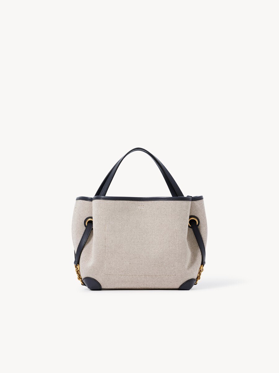 Small Chlo&eacute; Clover double carry bag in canvas - 5