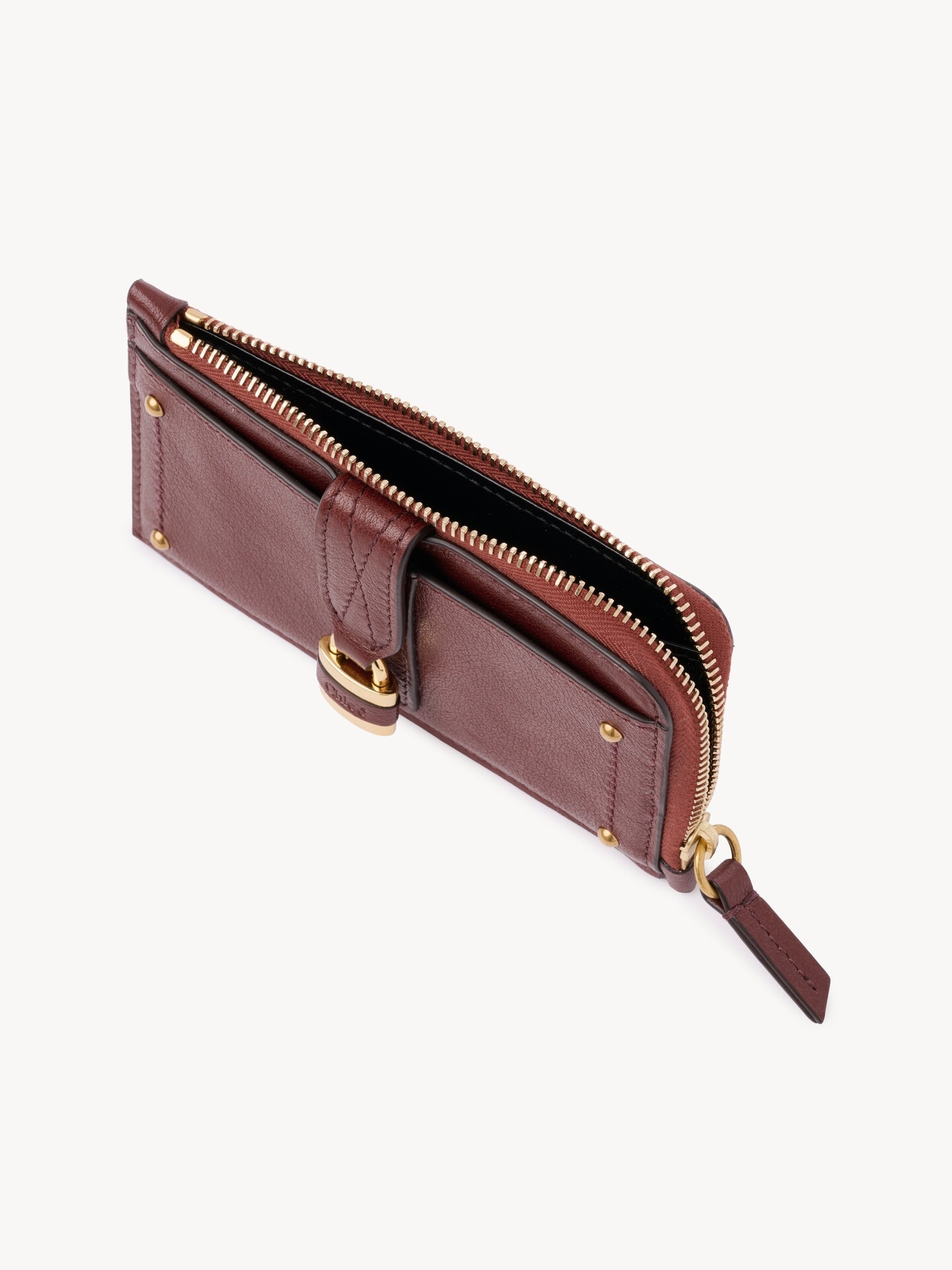 Petit porte-cartes et monnaie Paddington en cuir grain&eacute; - 4.0
