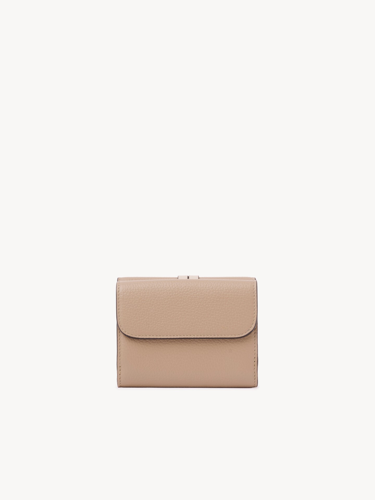 Small Alphabet tri-fold in grained leather  - 3.0