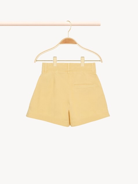 Pantalones cortos fruncidos infantiles