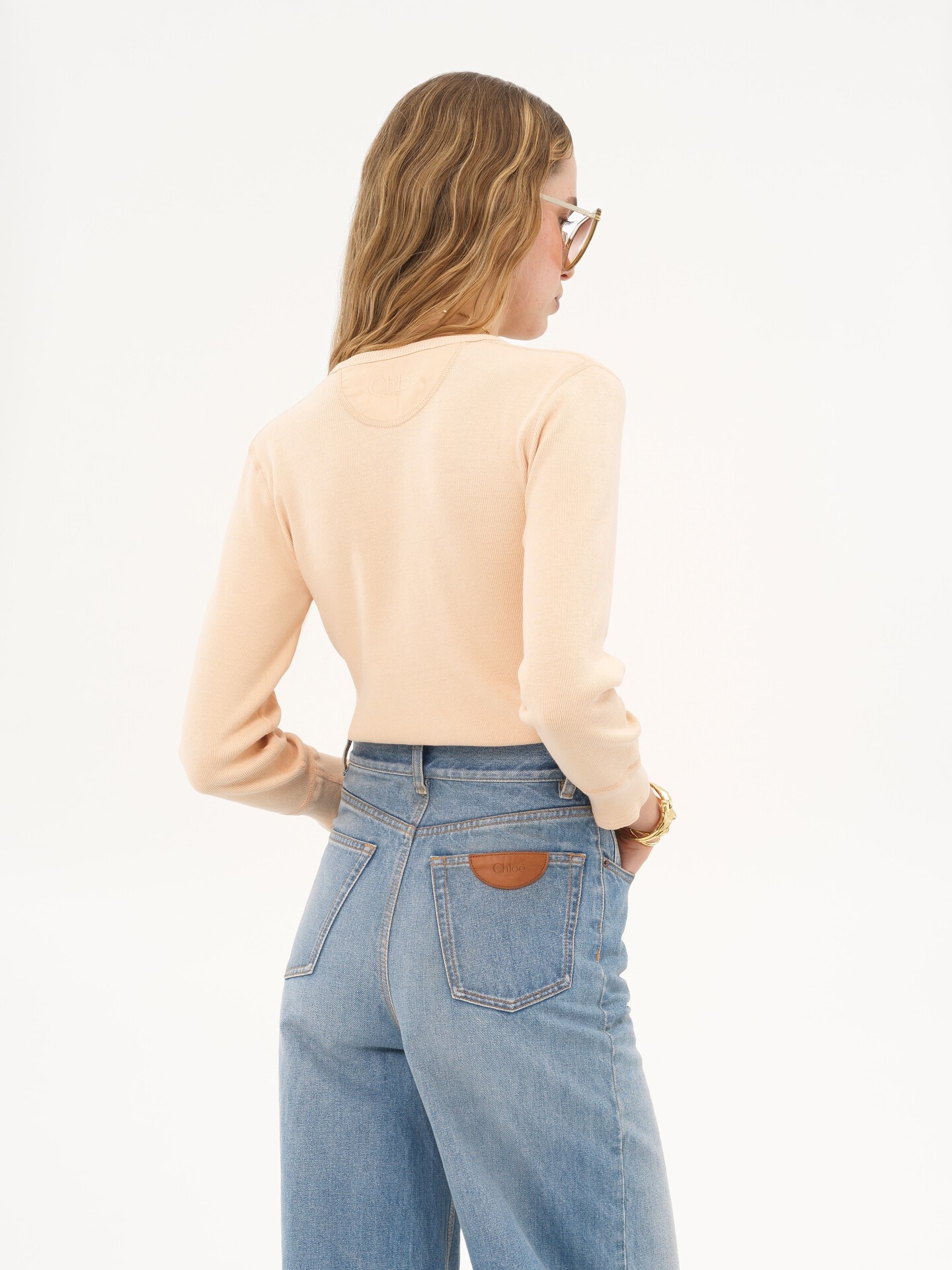 Henley shirt in cotton jersey - 7