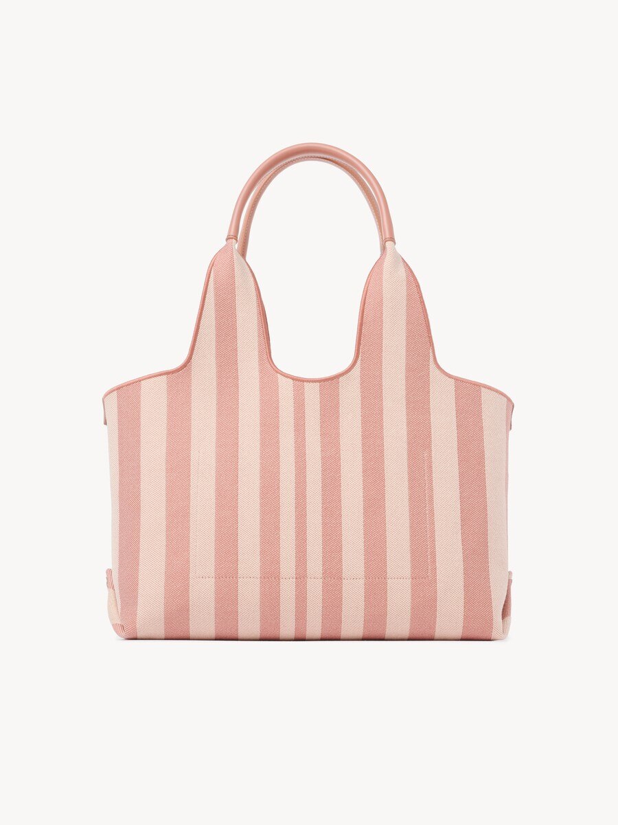 Chlo&eacute; Stripy east-west tote bag in jacquard - 5