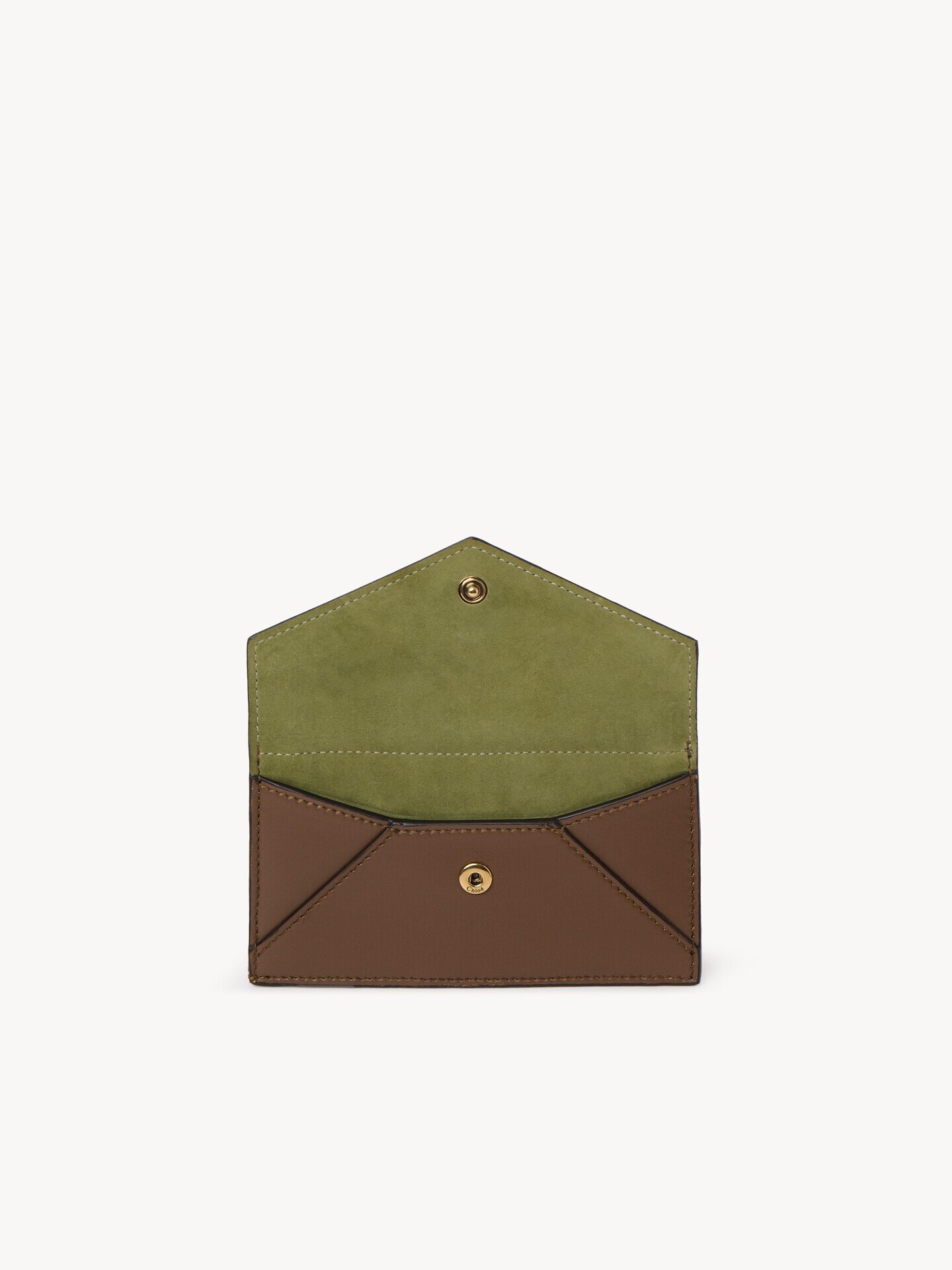 Small Envelope purse with card slots in soft & suede leather - 4.0