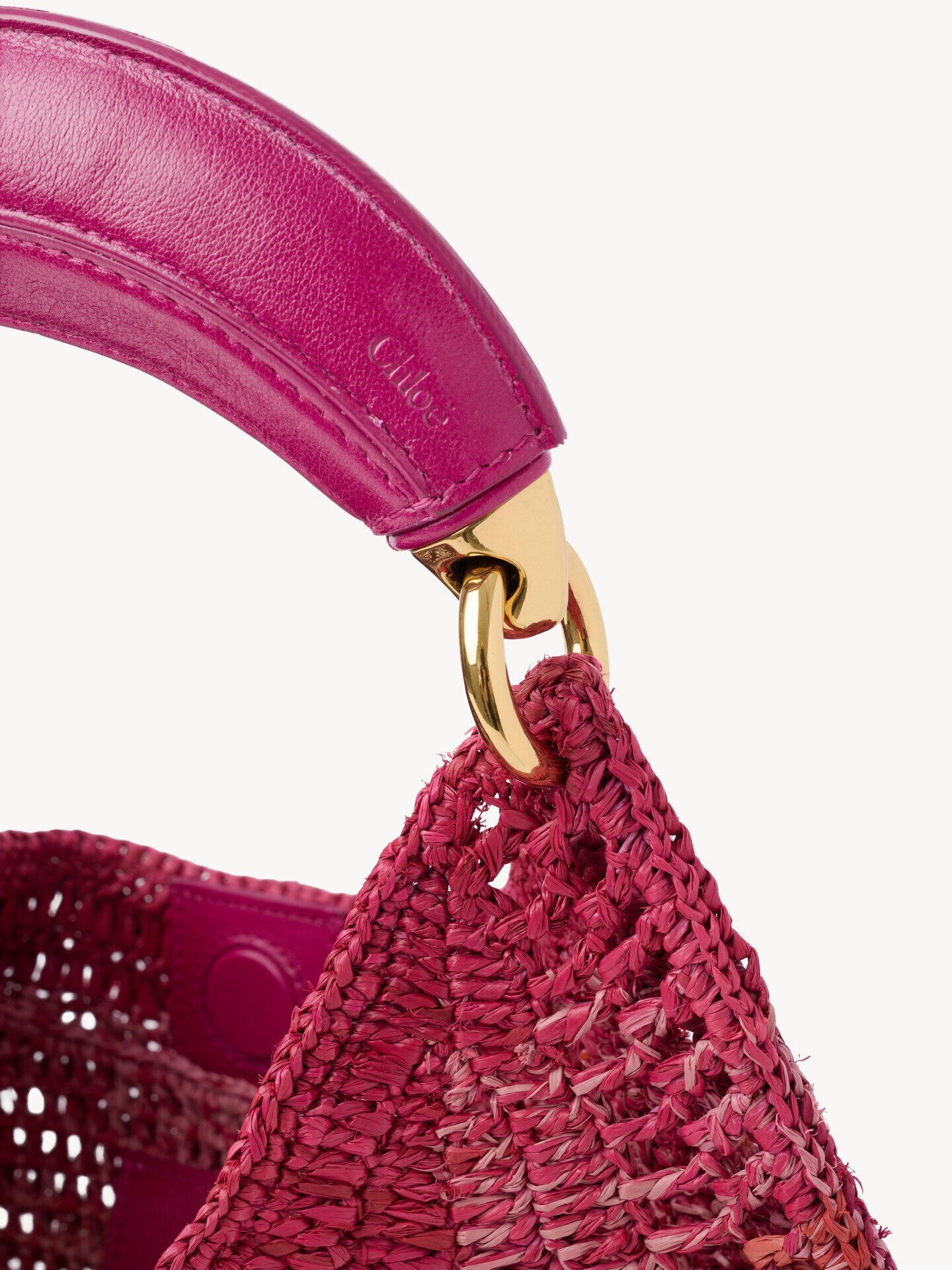 Bolso hobo Summer Banana de rafia - 7