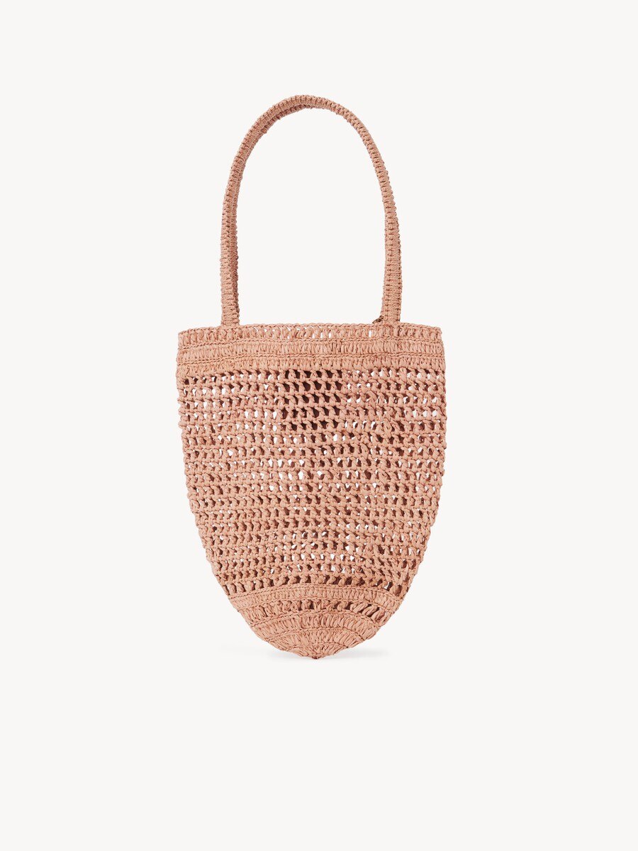 Petit sac cabas Summer Banana en raphia - 5