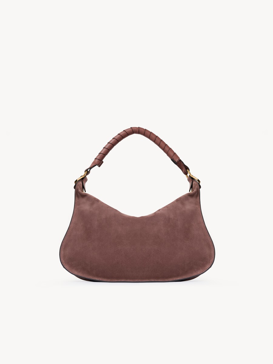 Small Marcie shoulder bag in suede leather - 5