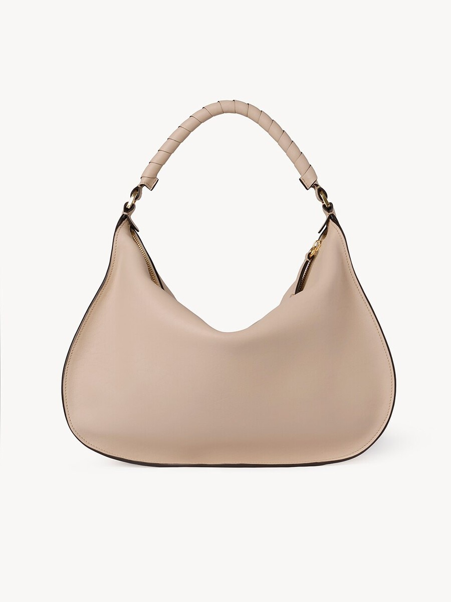 Sac port&eacute; &eacute;paule Marcie en cuir lisse - 5
