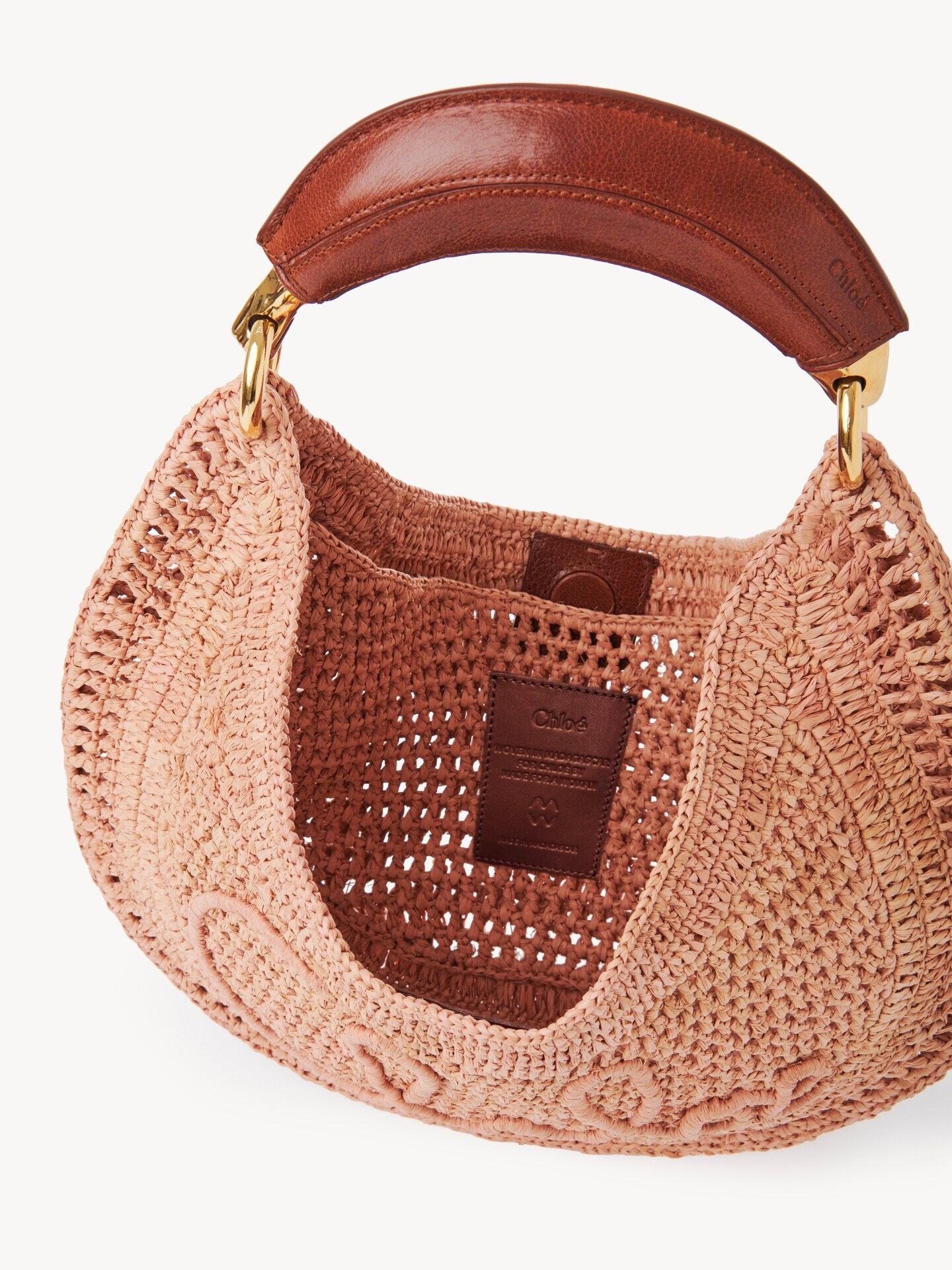 Sac hobo Summer Banana en raphia - 6