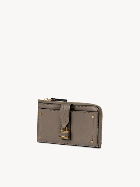 Small Paddington purse with card slots in grained leather
