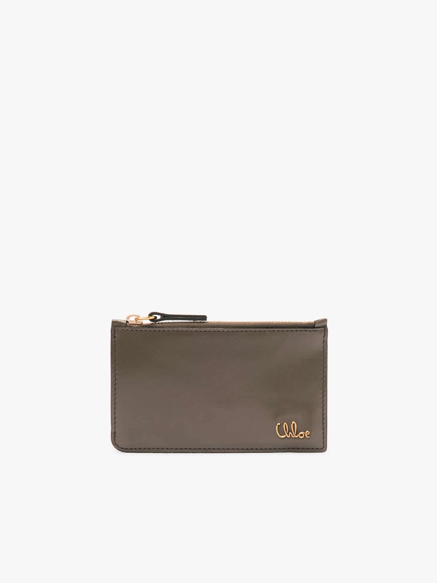 Small Chlo&eacute; Iconic purse with card slots in shiny leather - 2
