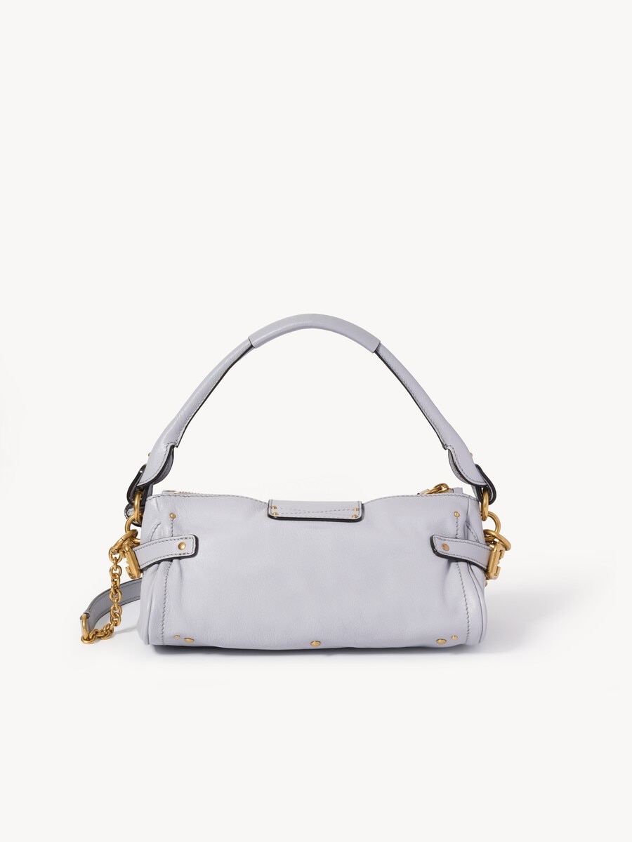 Small Paddington bag with strap in grained leather - 4