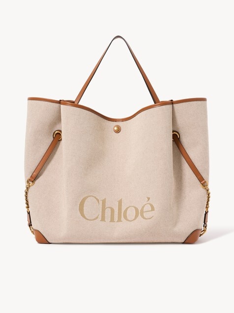Large Chlo&eacute; Clover double carry bag in canvas