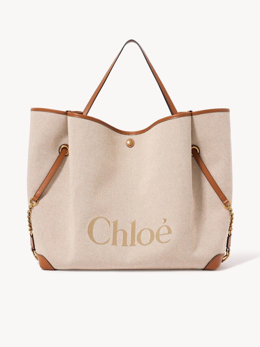 Large Chlo&eacute; Clover double carry bag in canvas - 2
