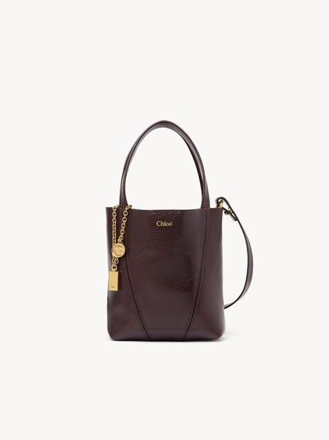 Small Chlo&eacute; Spin tote bag in grained leather