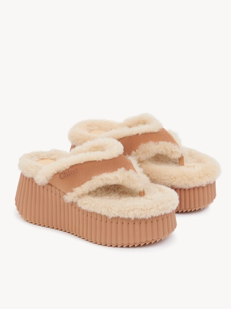 Sandalias con cu&ntilde;a Nama