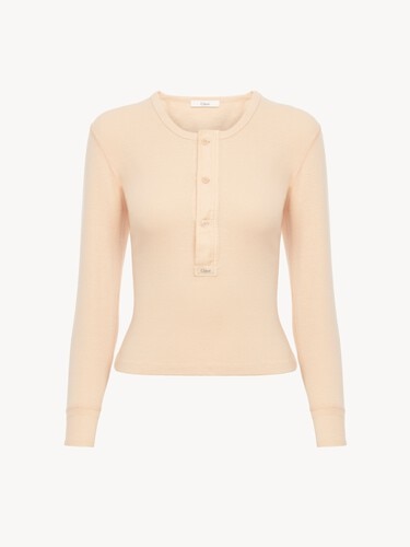 Camisa henley de jersey de algod&oacute;n - 2