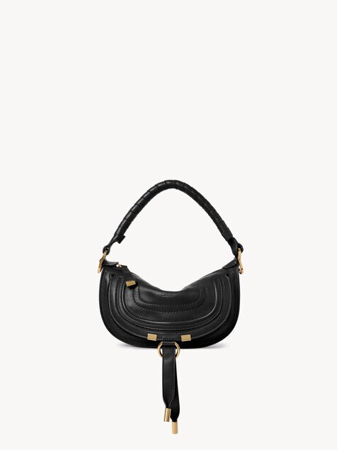Borsa a spalla mini Marcie in pelle morbida
